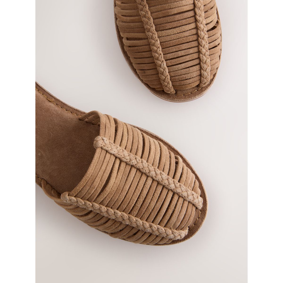 Huaraches plates forever comfort® camel, NEXT