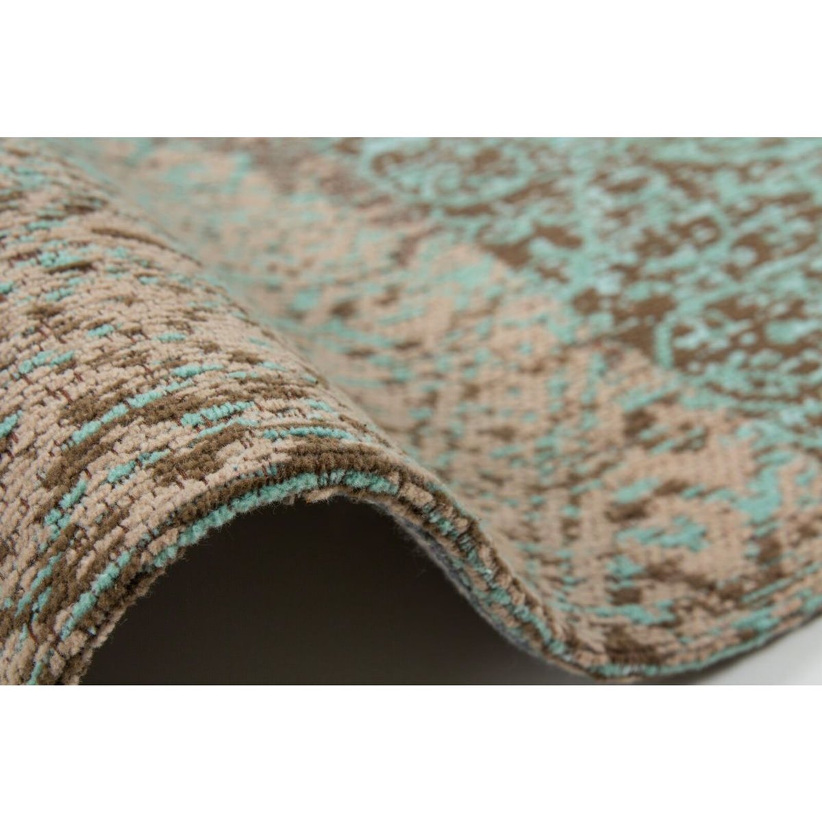 Tapis en coton fait main, SYMPHONY bleu, ARTE ESPINA