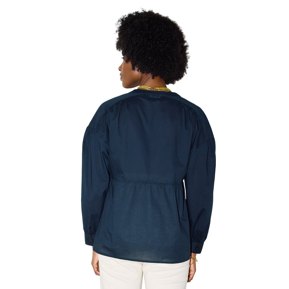 Chemise ample grossesse allaitement noir, VERTBAUDET