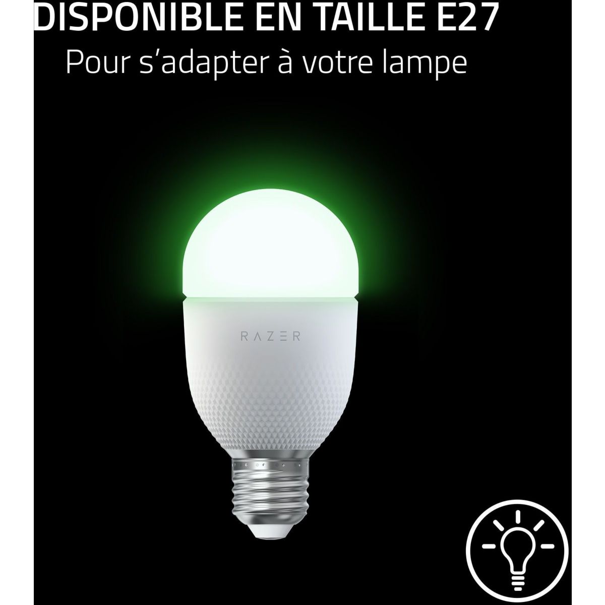 Lampe LED AETHER SMART BULB E27 couleur unique, RAZER