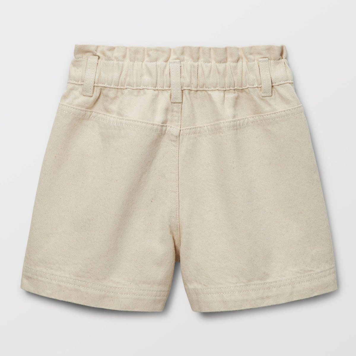 Short poches brodées naturel, MONOPRIX