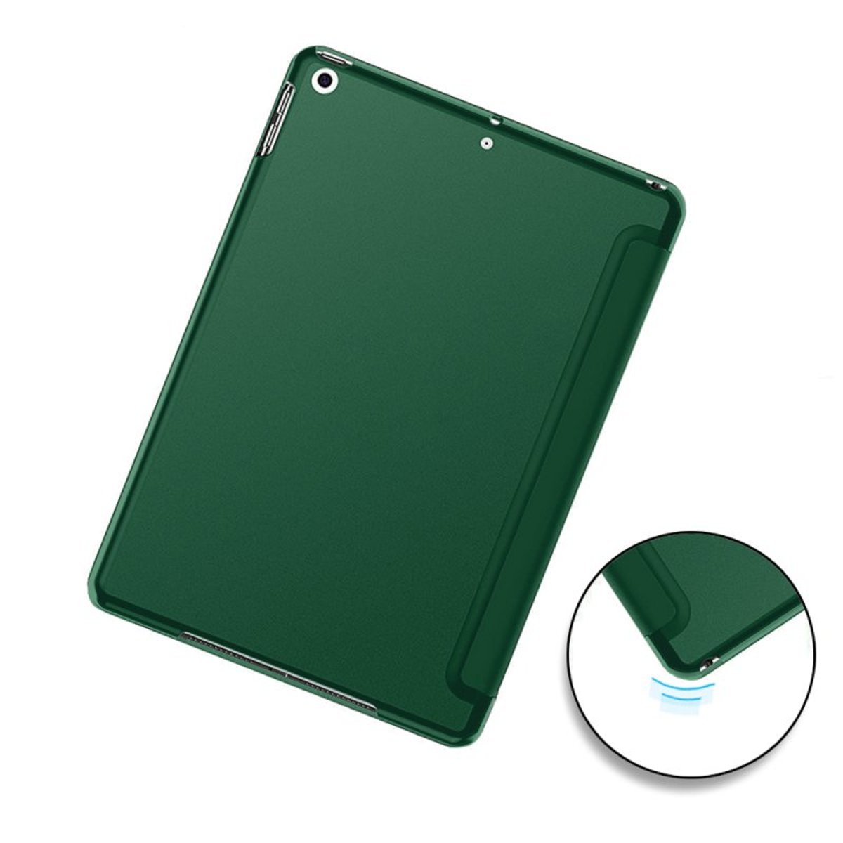 Etui Smart Cover à rabat avec support pour iPad 10.2 (2019-2021) vert, EVETANE