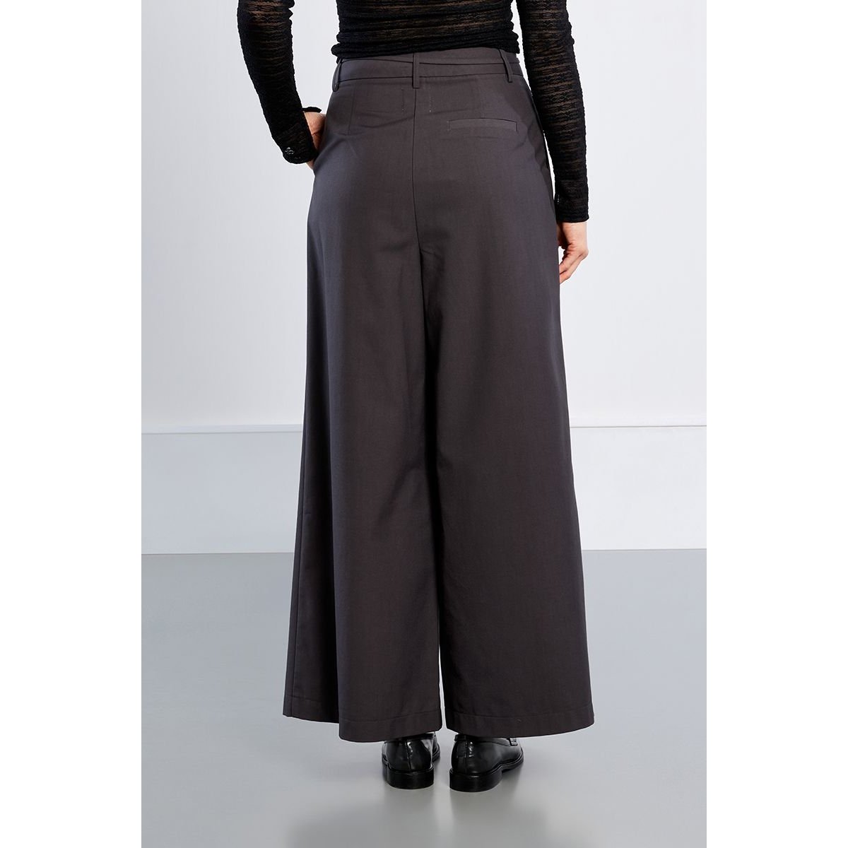 Pantalon baggy, à pinces gris, LILI SIDONIO