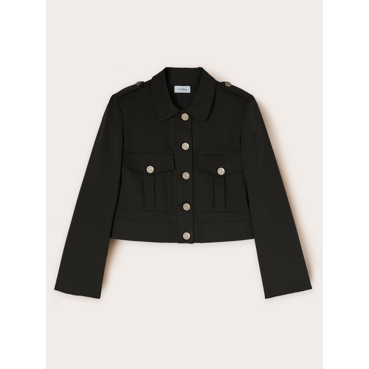 Veste courte avec poches noir, MOTIVI