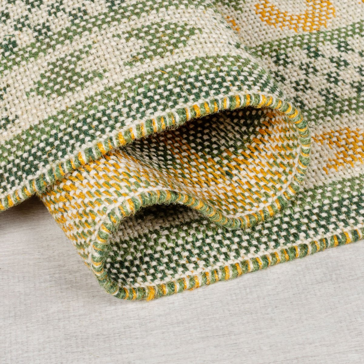 Tapis en jute MARA vert, FLAIR RUGS