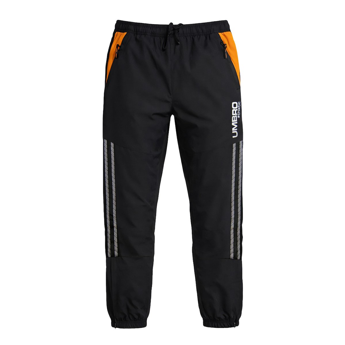 Jogging microfibre noir/blanc/orange, UMBRO