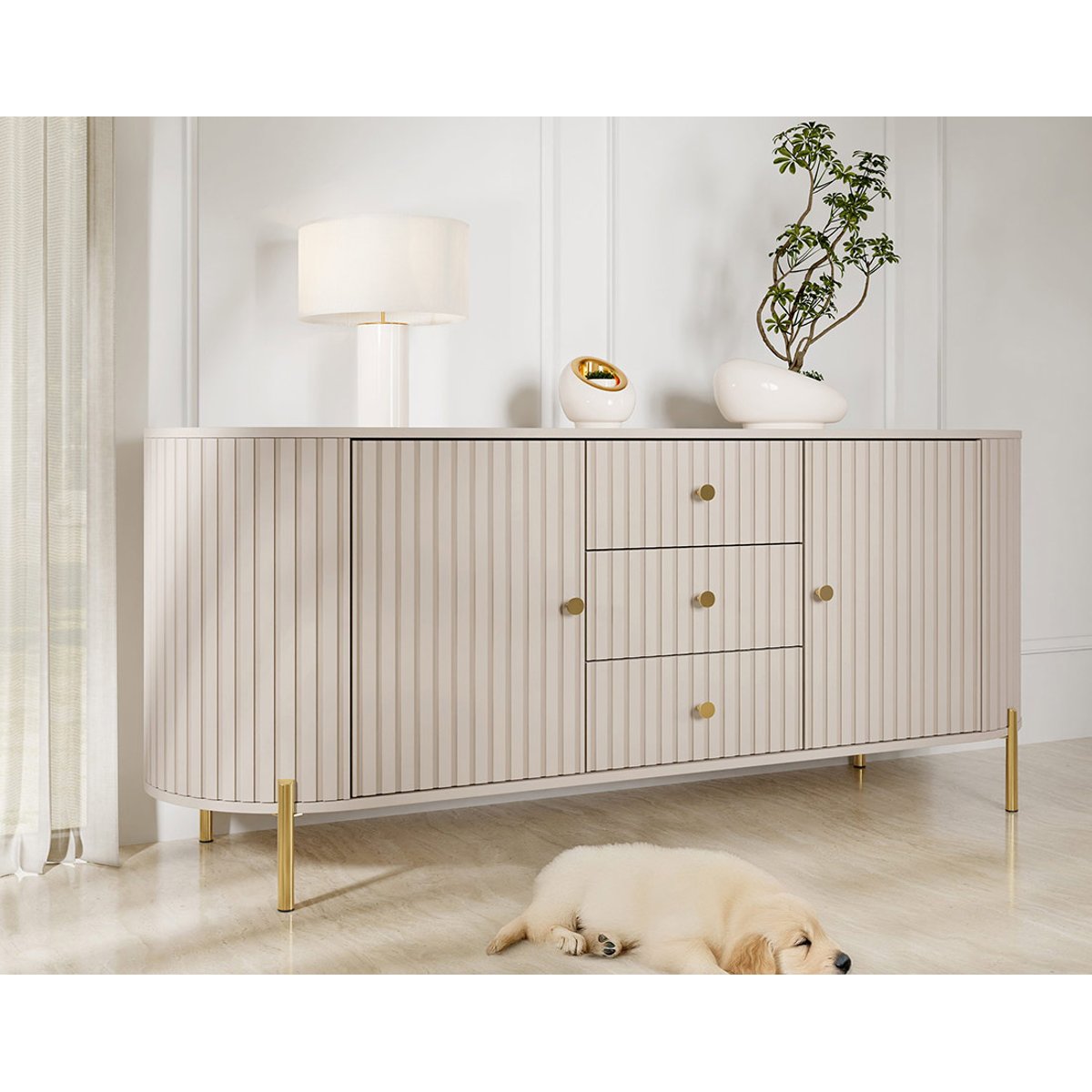 Etagère - JAIME beige, BEST MOBILIER