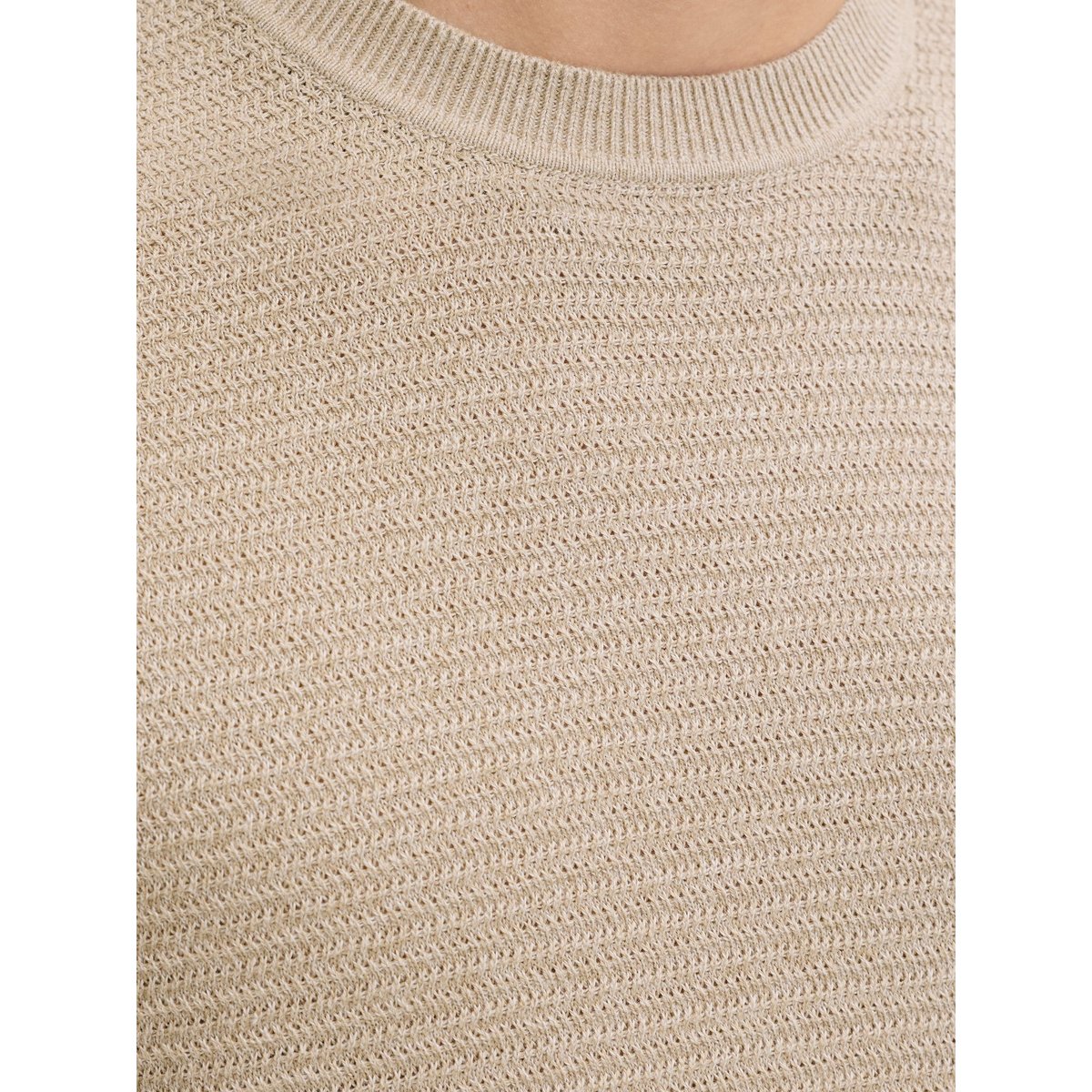 T-Shirt En Maille jaune - lemon pepper 1, JACK & JONES