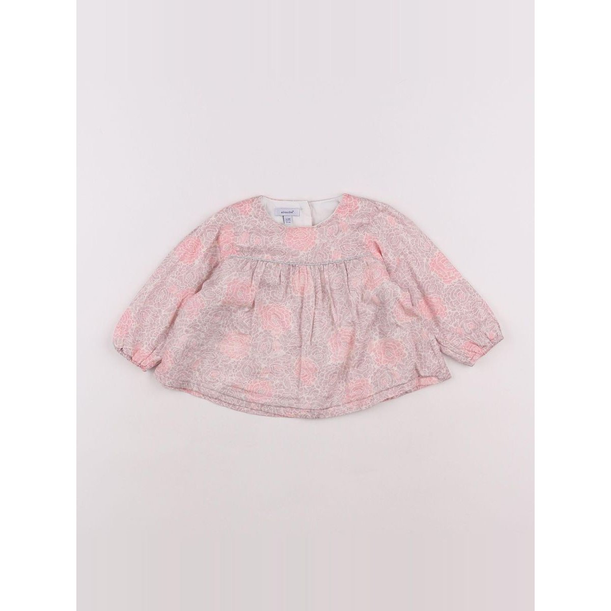 Blouse - Très bon état blanc, rose, ABSORBA