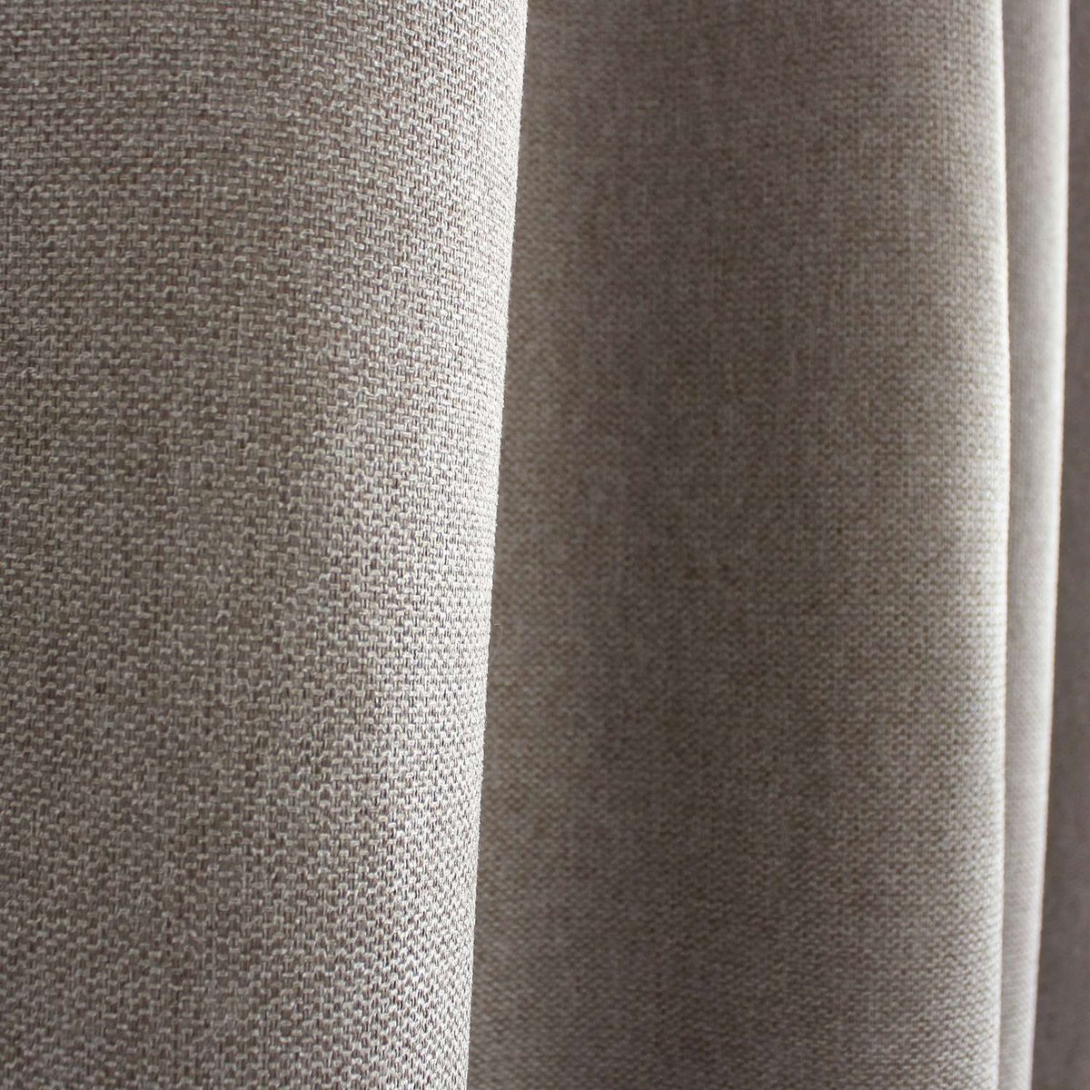 Rideau en velours chenillé taupe, TOILINUX