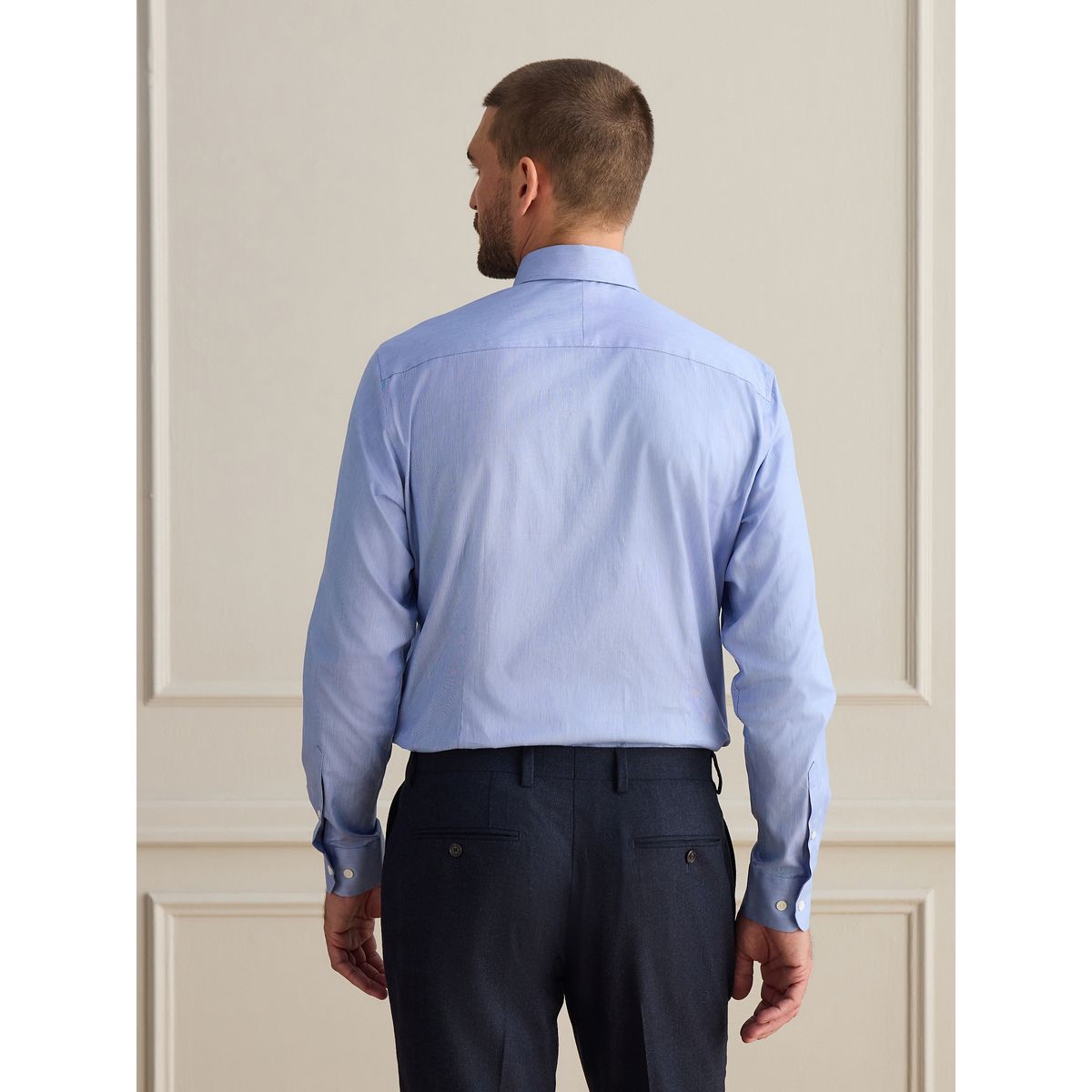 Chemise slim habillée/cravate maille bordeaux signature bleu, NEXT