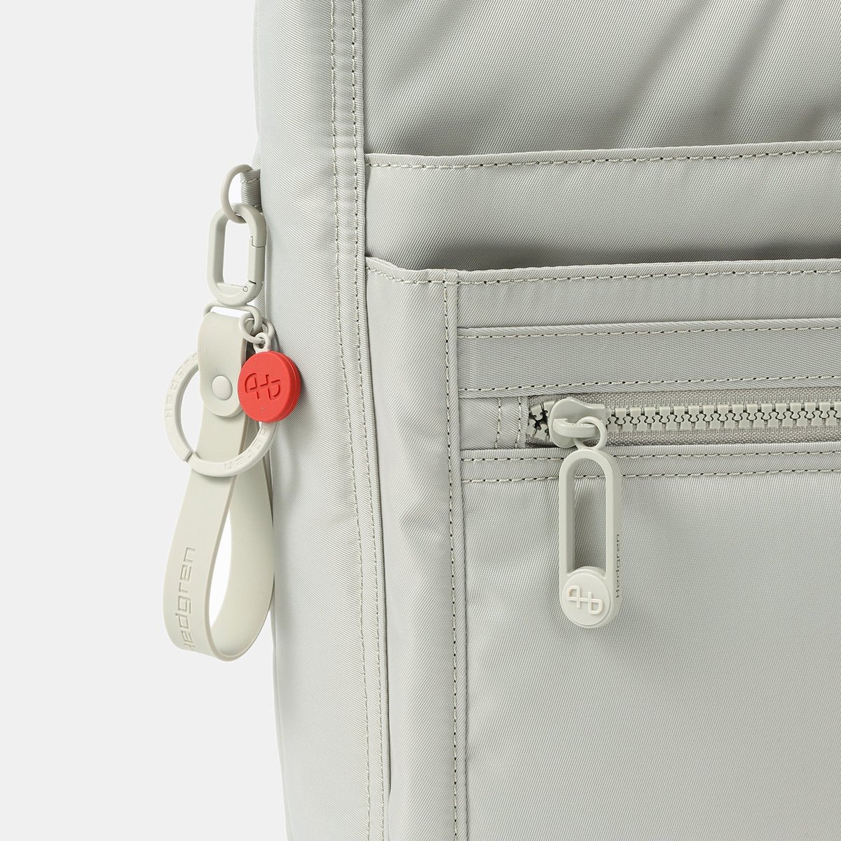 Sac bandoulière organisé avec protection RFID pussywillow grey, HEDGREN