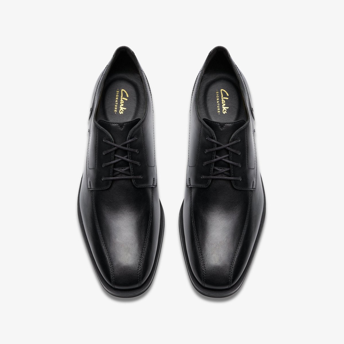 Derbies richelieus Cuir PAULTON OVER noir, CLARKS