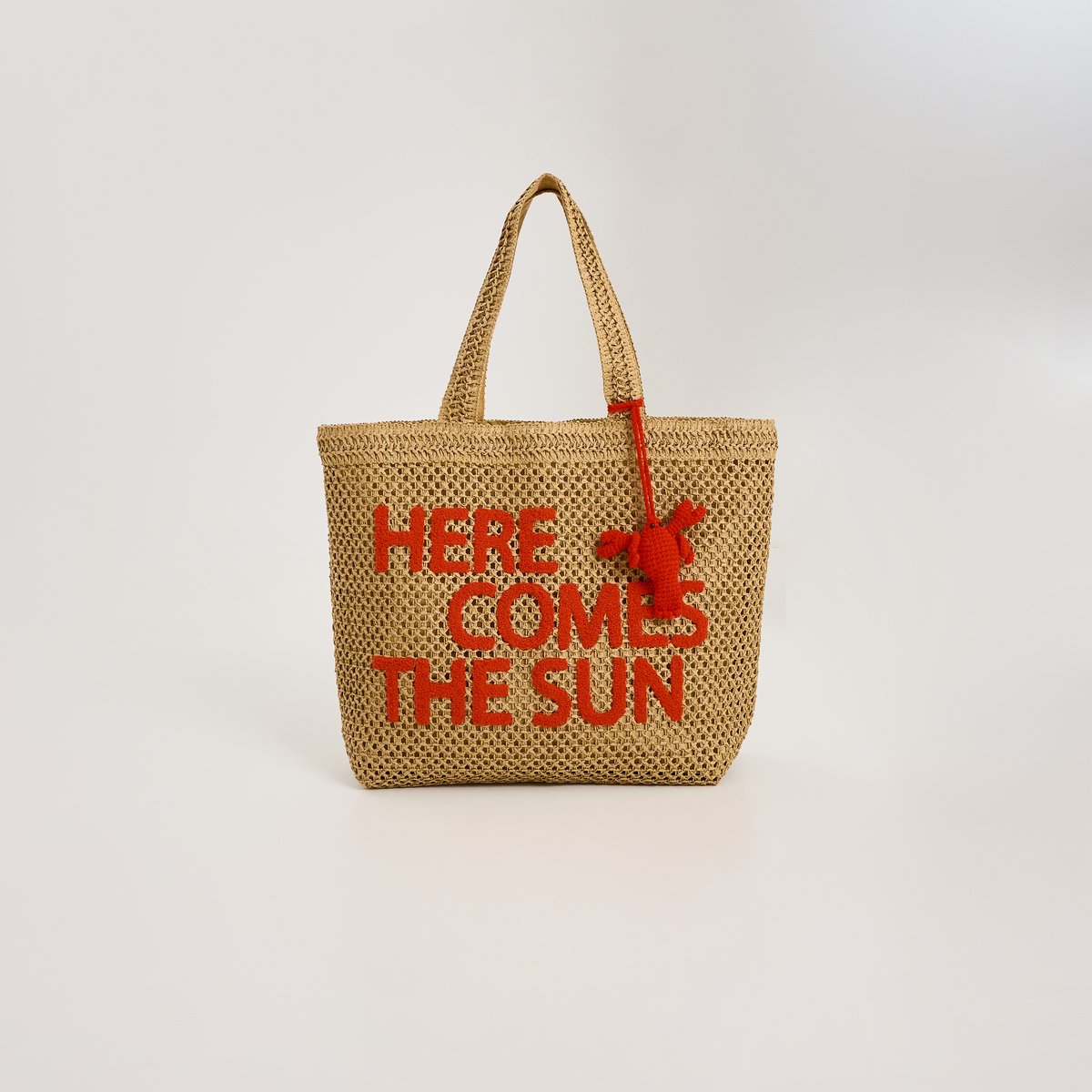 Sac cabas en crochet beige, GRAIN DE MALICE
