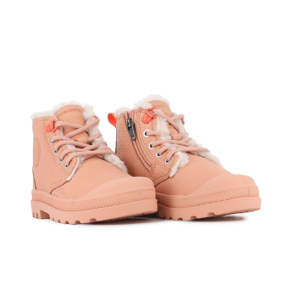 Boots en cuir PAMPA ZIP WL rose-hidden coral, PALLADIUM