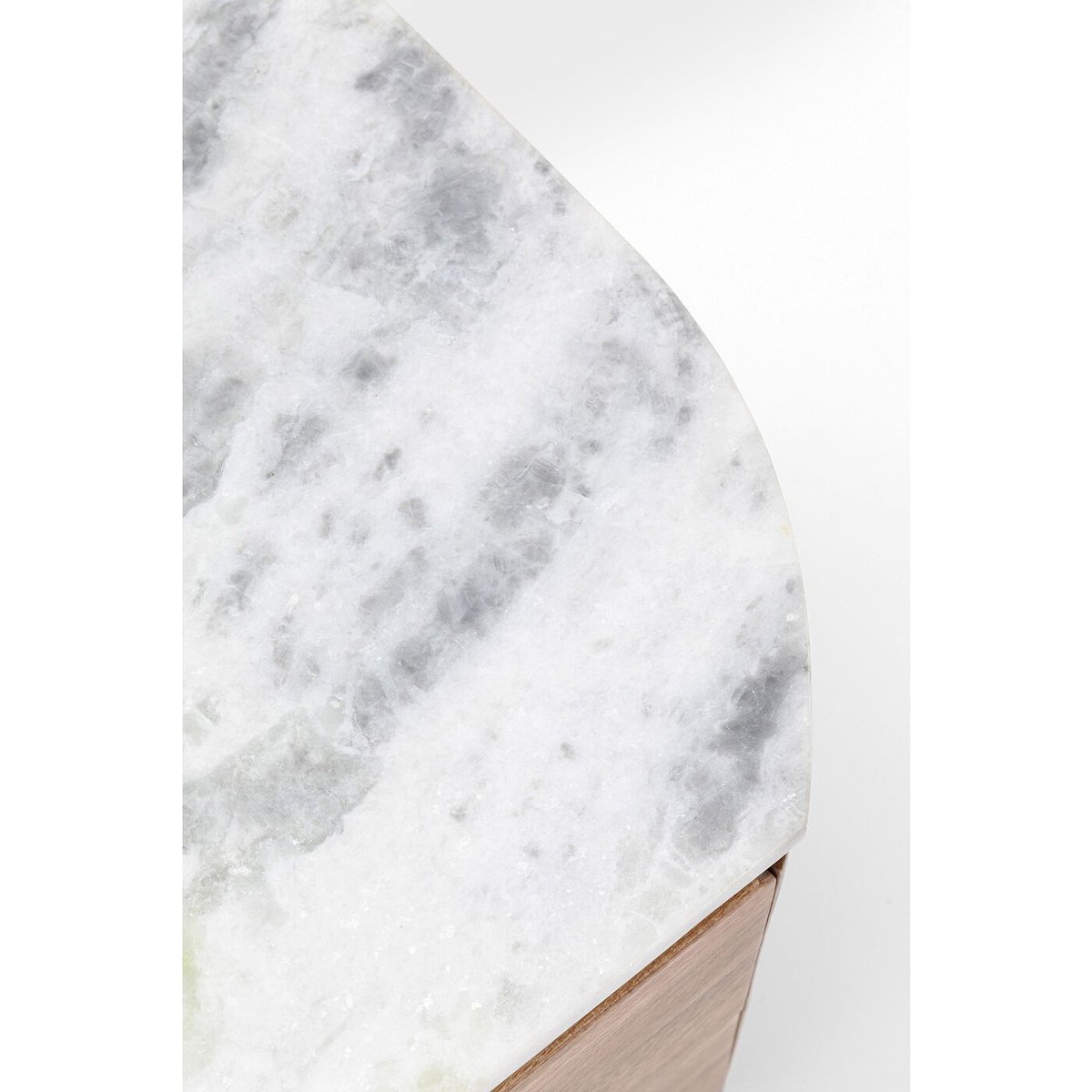 Chevet en manguier et marbre, GRACE bois, KARE DESIGN