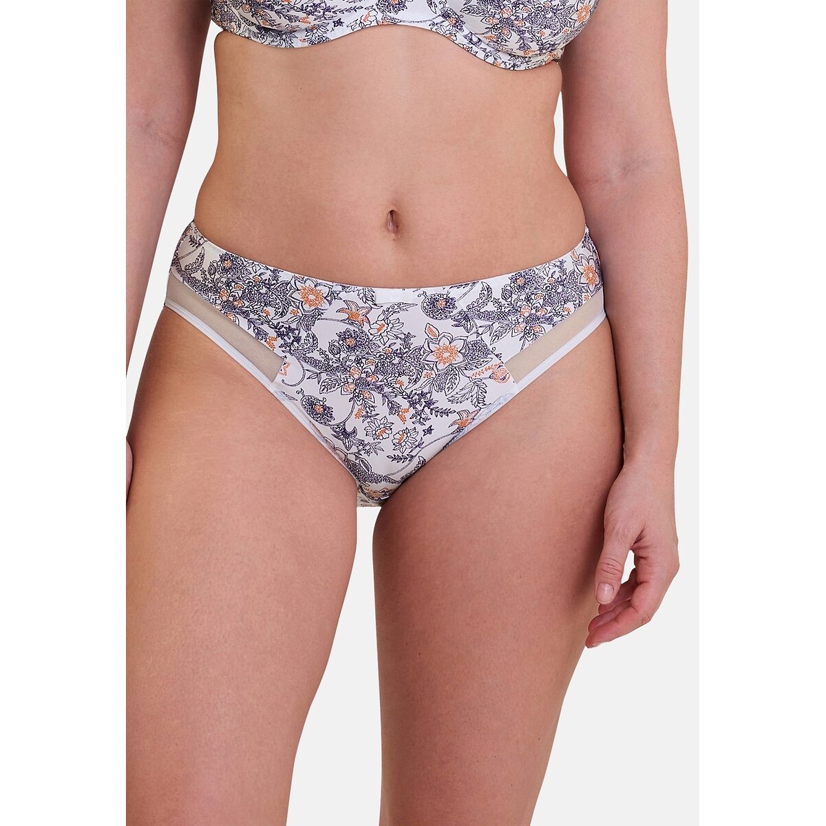 Slip Complice imprimé bleu/orange, SANS COMPLEXE