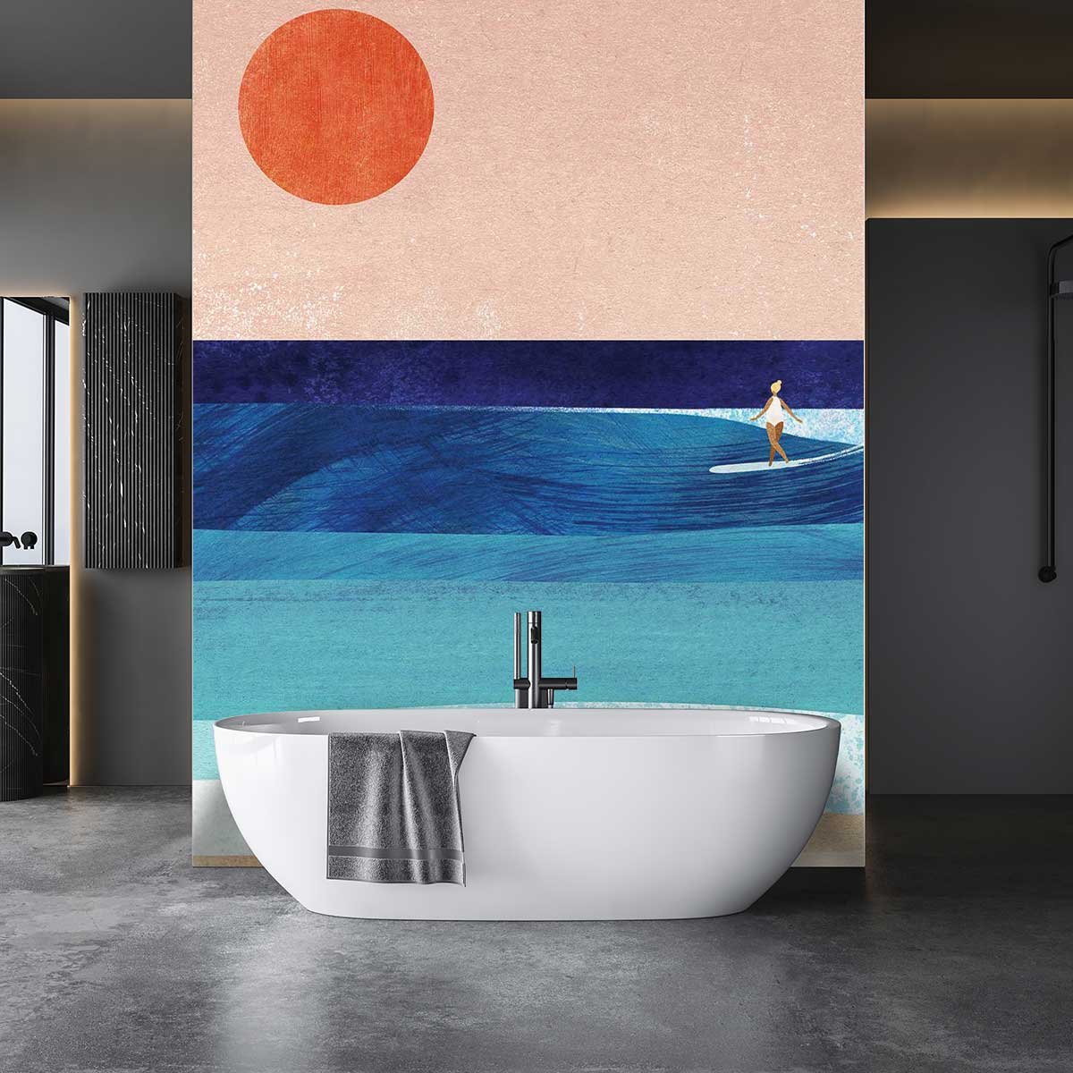Papier peint surf intissé, HEXOA