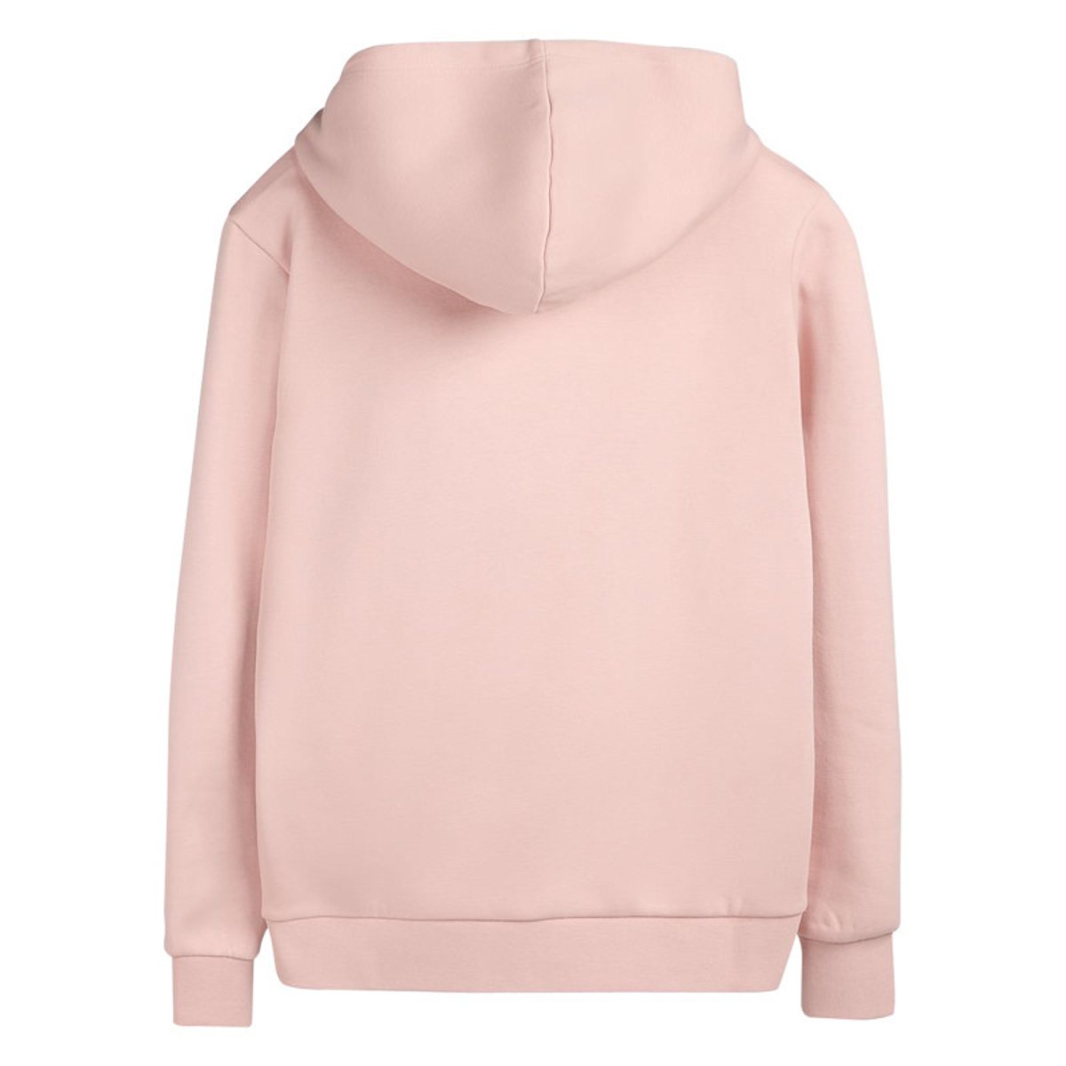 Sweat en coton mélangé vert à coupe droite pourvu d'un col à capuche rose, TEDDY SMITH