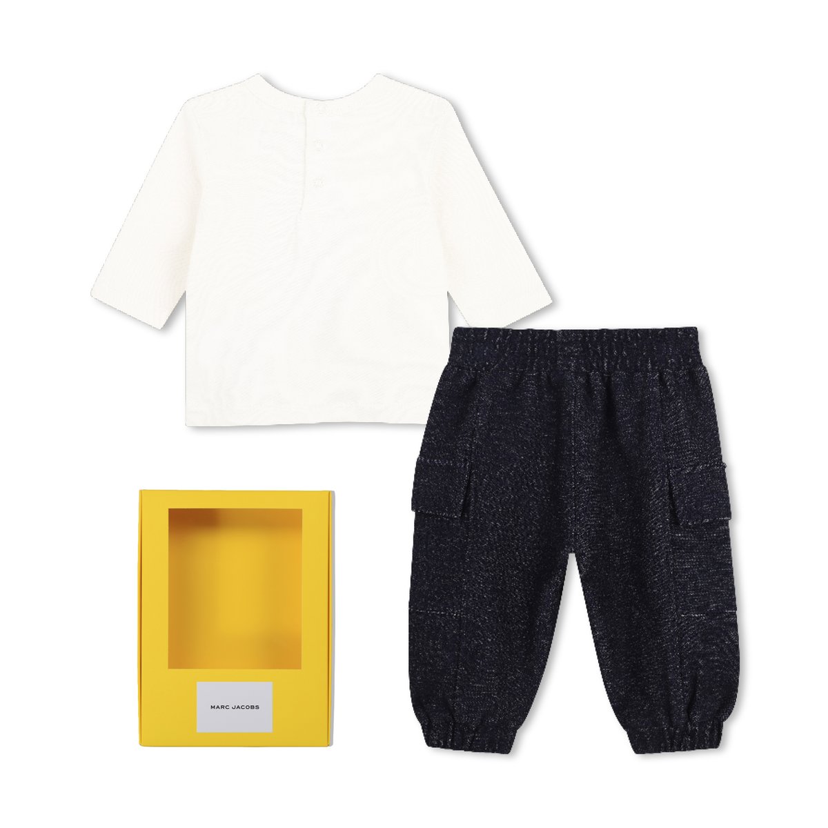 Ensemble tee-shirt et pantalon ecru bleu, MARC JACOBS