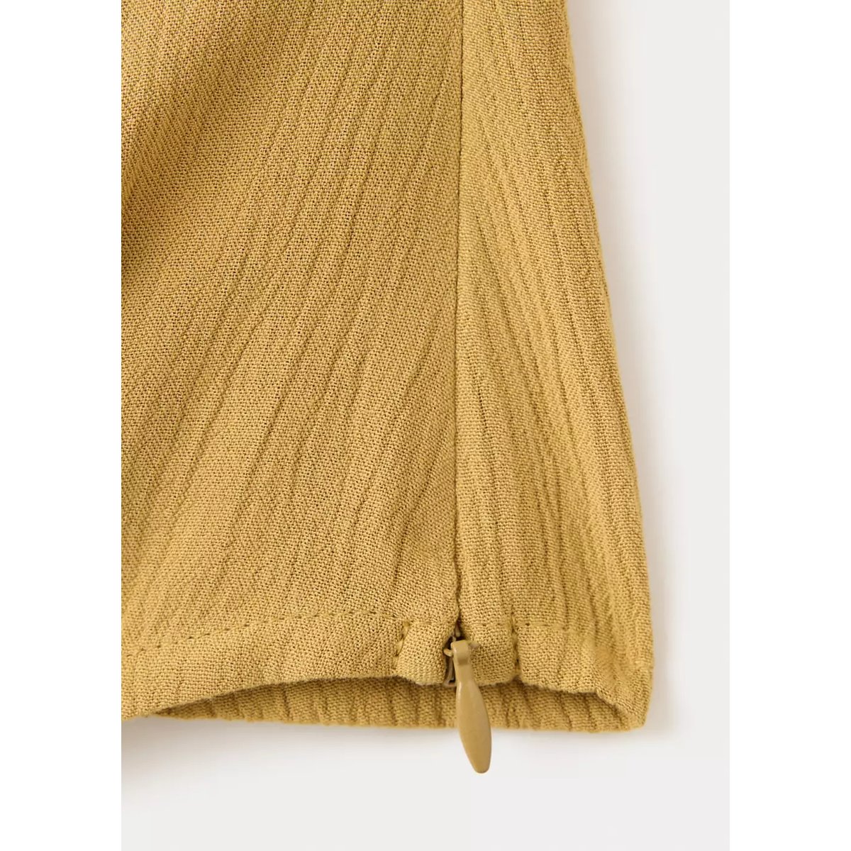 Blouse asymétrique gaze jaune, MANGO TEEN