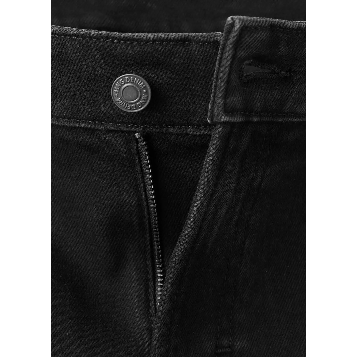 Jean Jan slim fit black denim, MANGO MAN