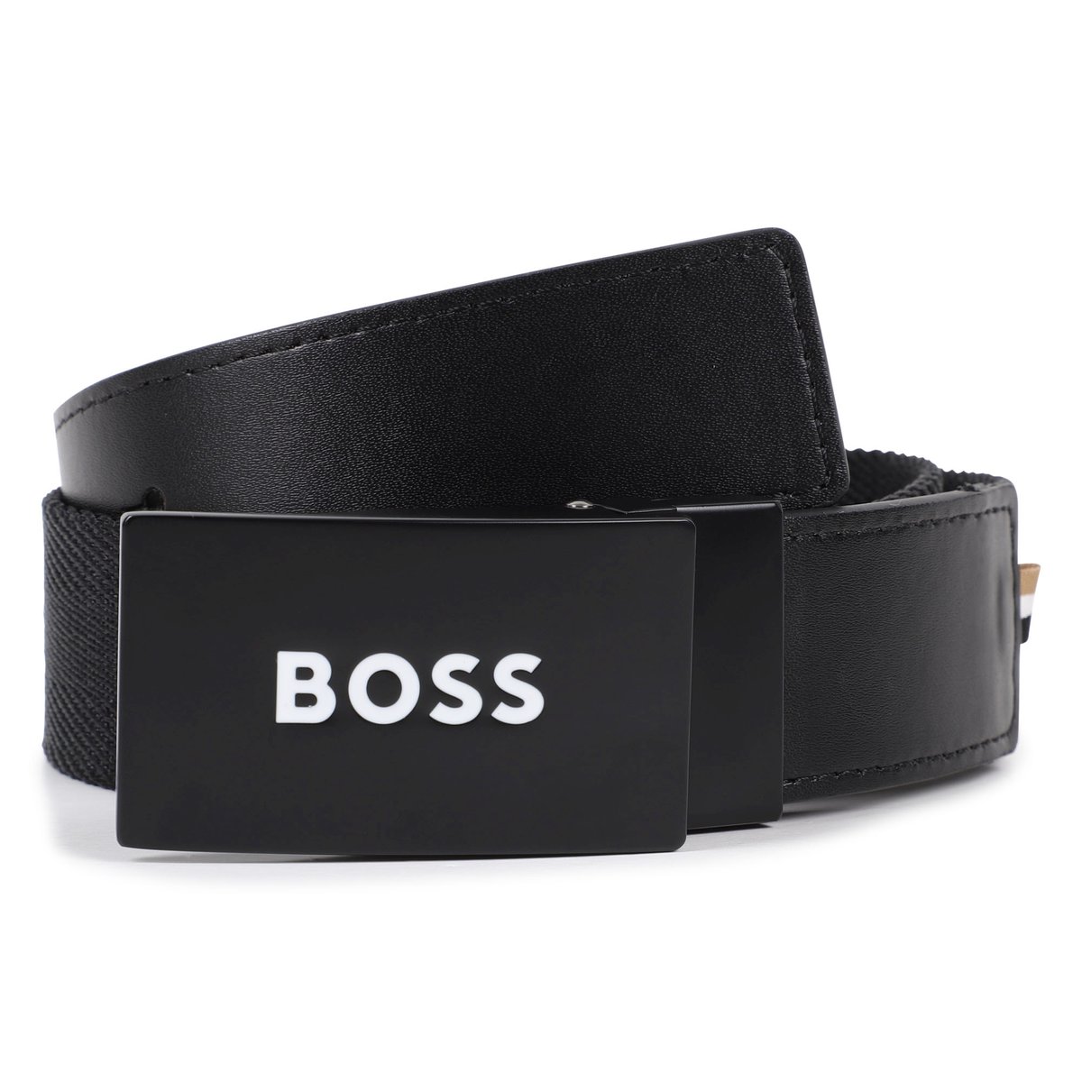 Ceinture réversible black, BOSS KIDSWEAR