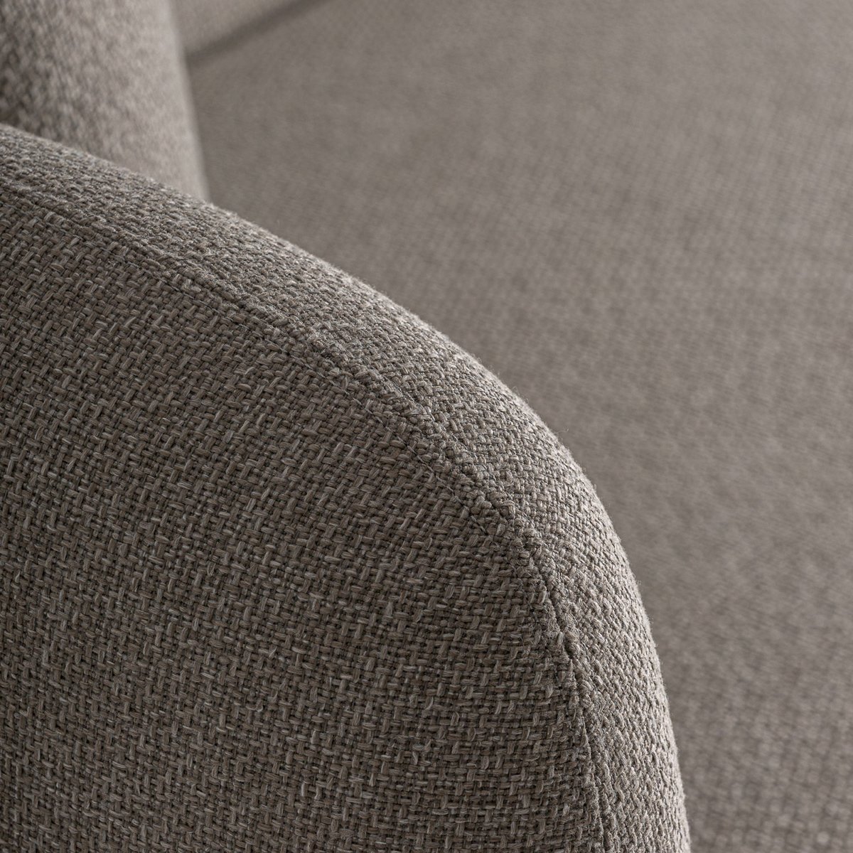 Chaise longue contemporaine collection VACIO taupe, RECOLLECTION