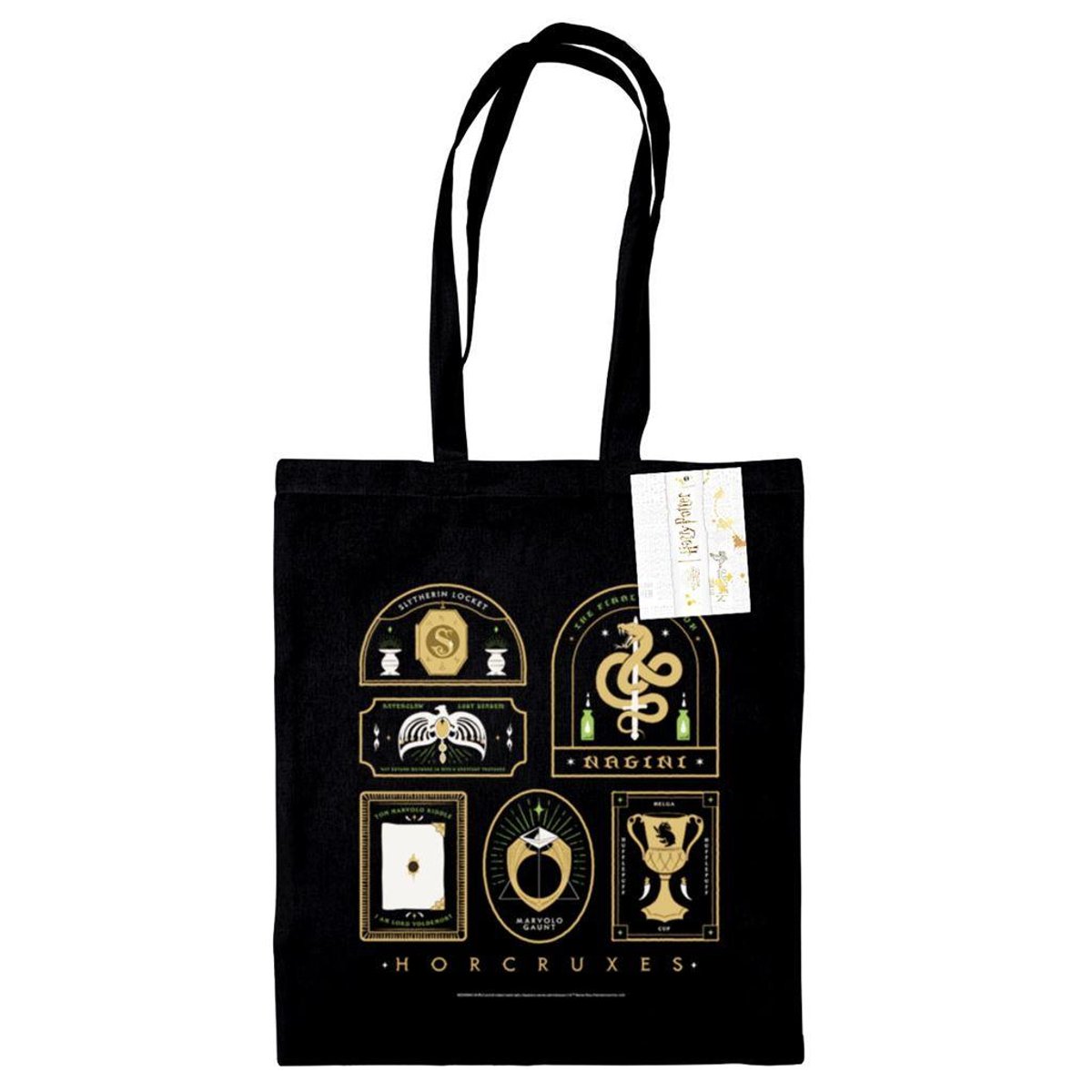 Tote bag HORCRUXES noir, HARRY POTTER