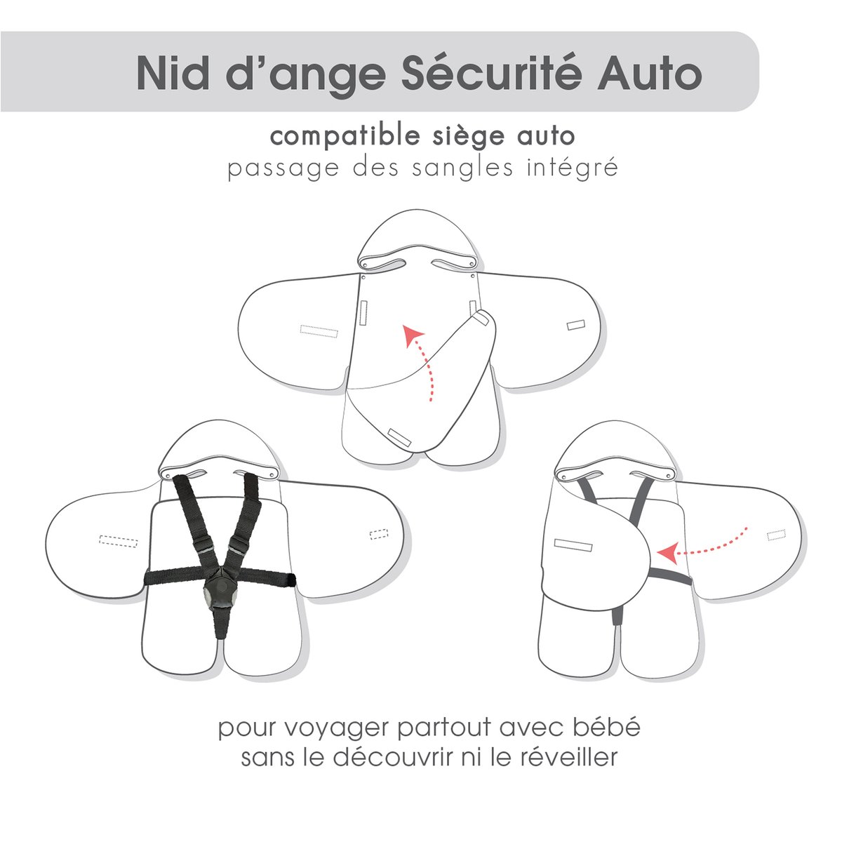 Nid d'ange naissance bio falko blanc, SUCRE D'ORGE