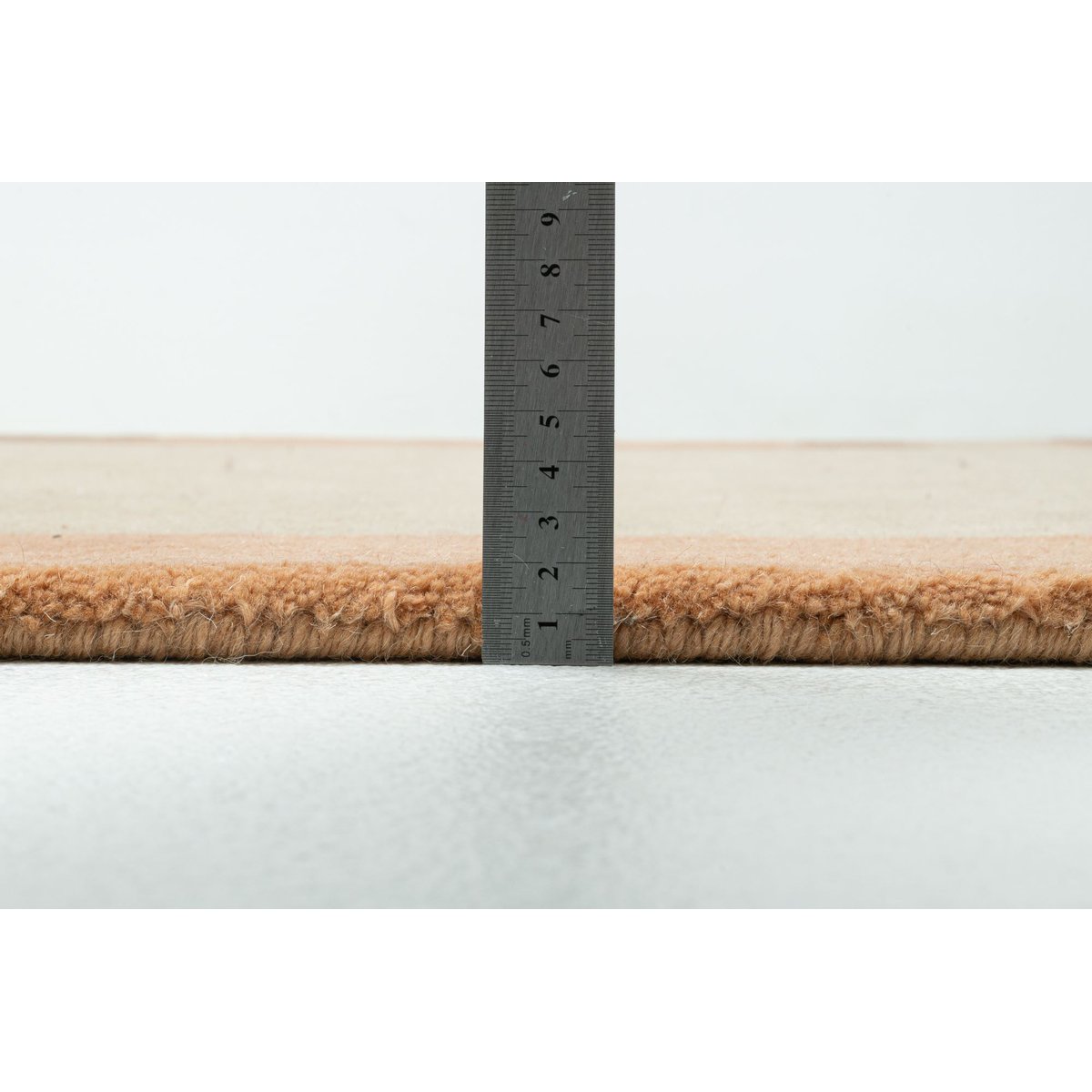 Tapis gabbeh en laine et viscose - ROYAL GANGES miel, THEKO