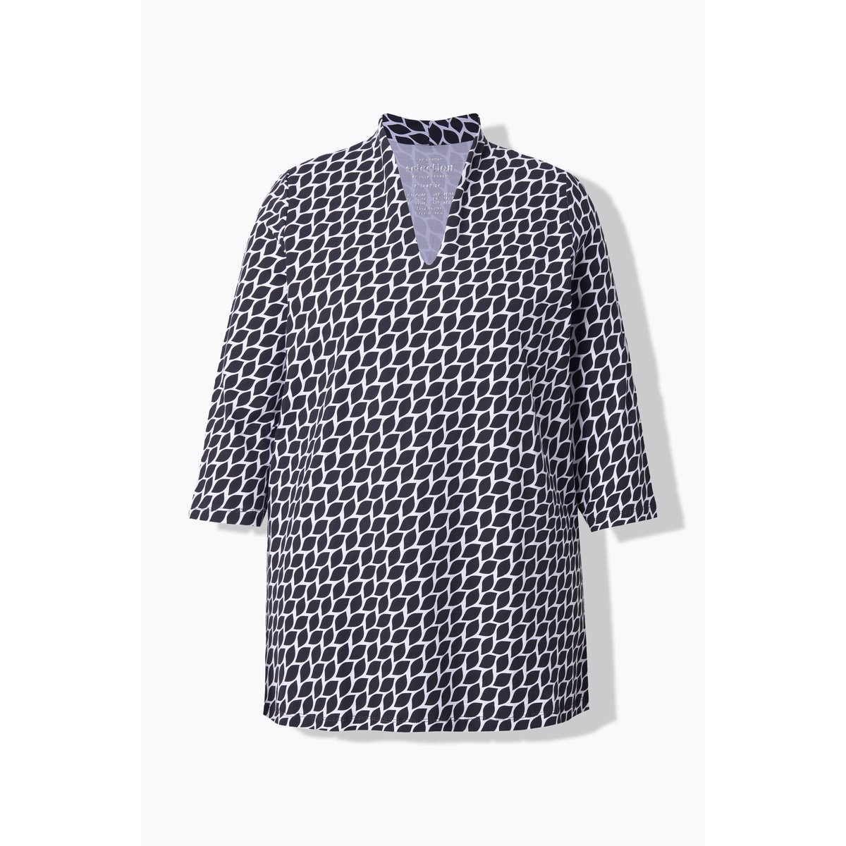 T-shirt en coton Pima noir, ULLA POPKEN