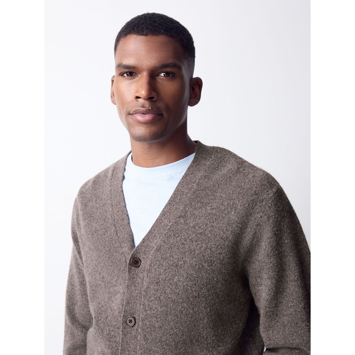 Cardigan décontracté confortable avec laine naturel, NEXT