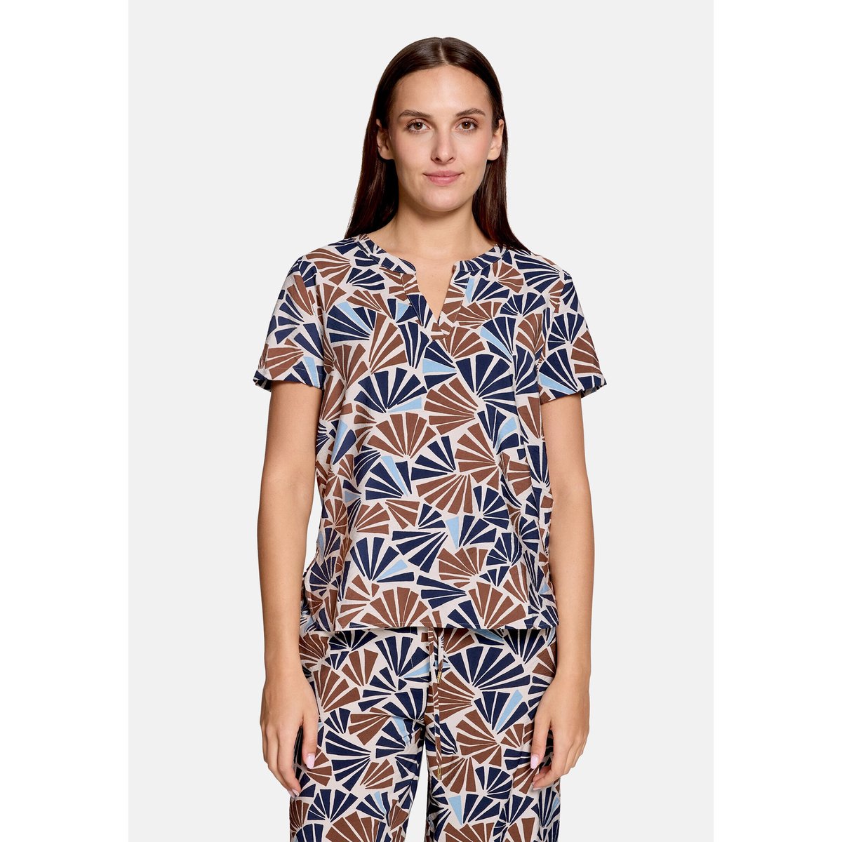 Tunique manches courtes nature/brown, BETTY & CO