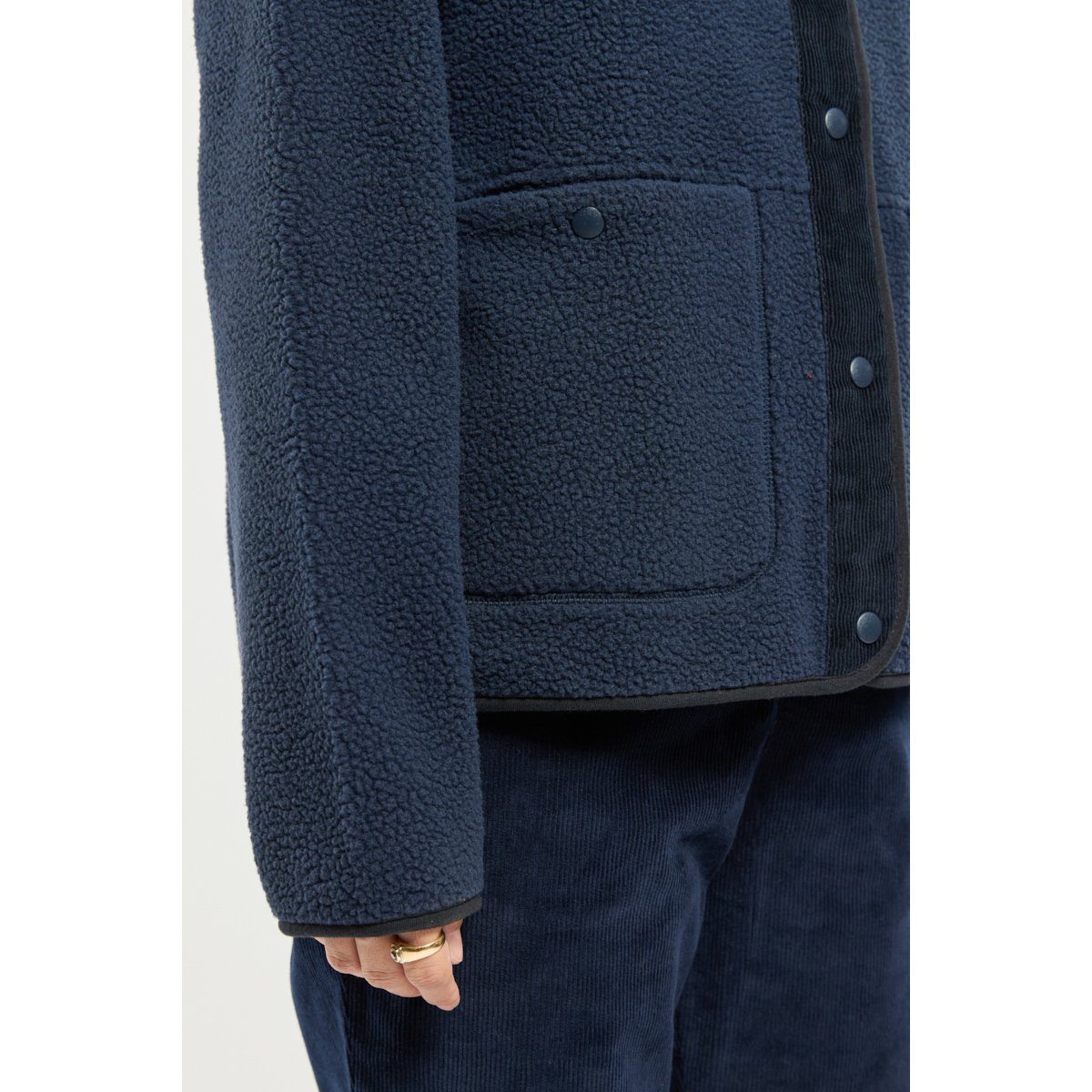 Veste polaire MOLAN marine, BERMUDES