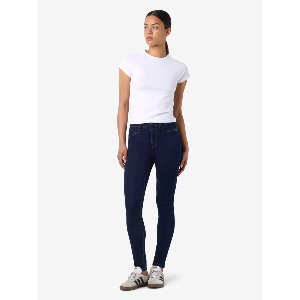 Jean Skinny dark blue denim, NOISY MAY