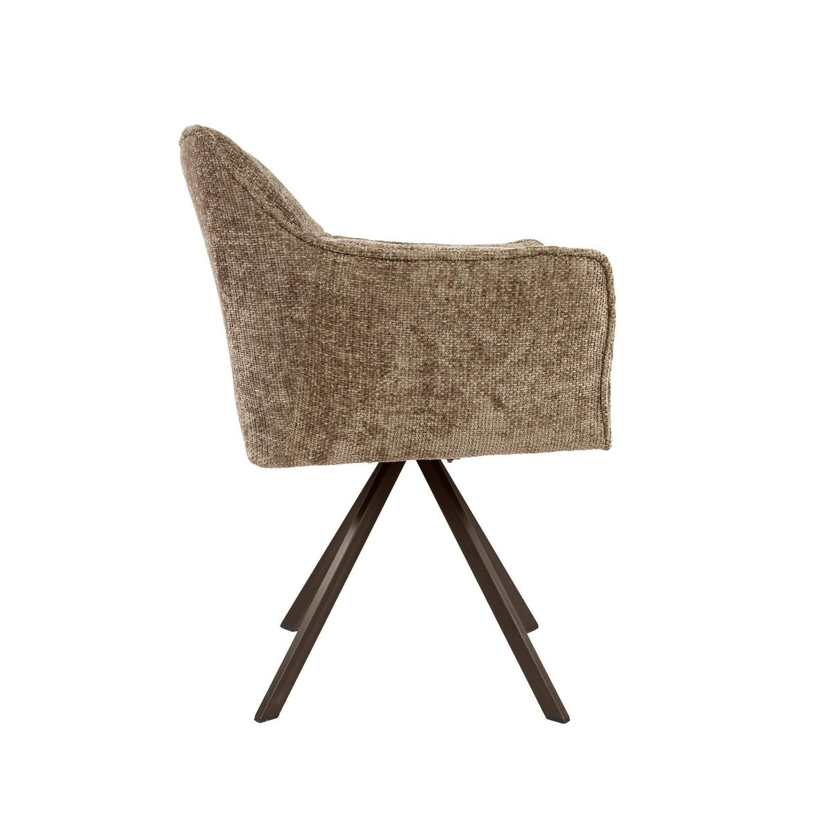 Fauteuil de table pivotant (lot de 2) MELBOURNE beige, PIER IMPORT