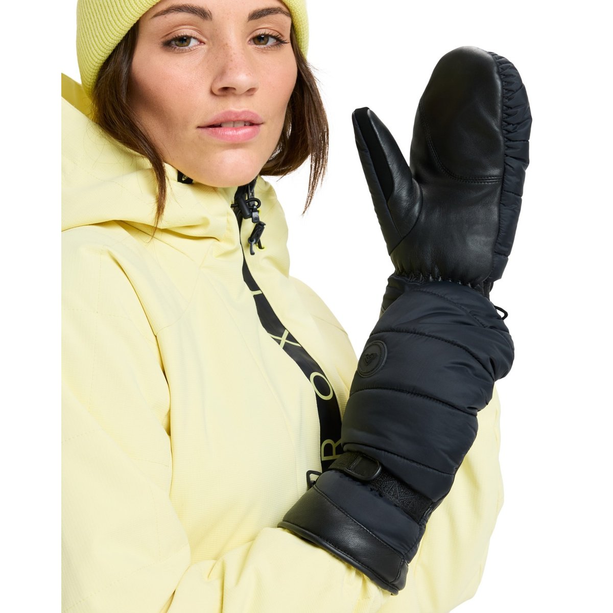 Moufles techniques ski/snowboard CANTAY PUFFY. noir true black, ROXY
