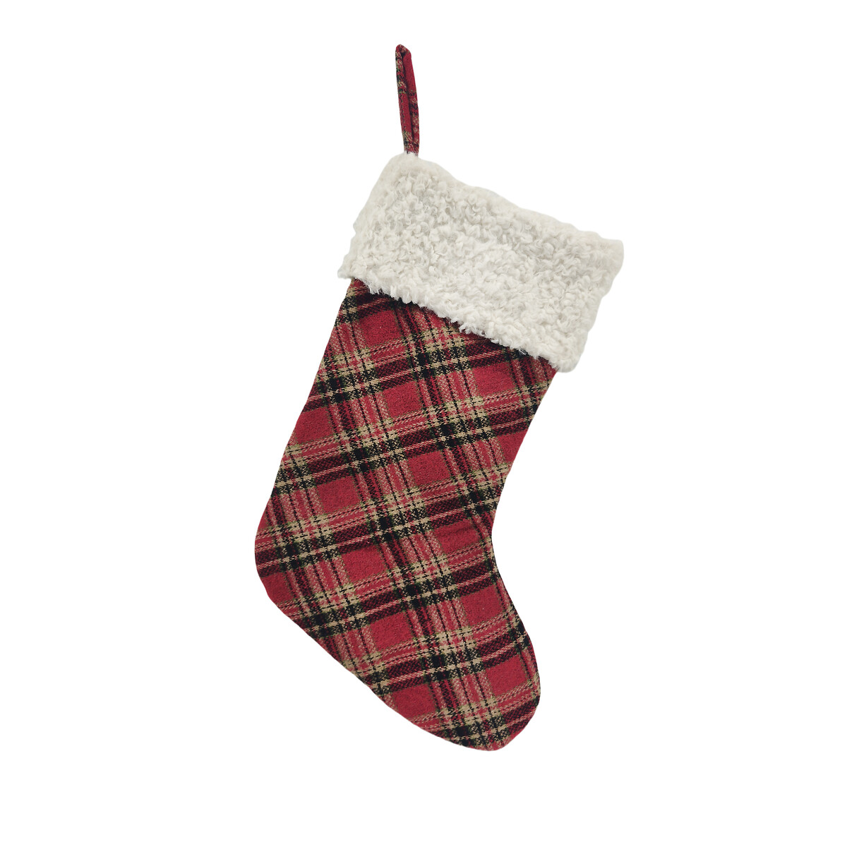 52cm Heritage Noel Red Check Stocking red, SO'HOME