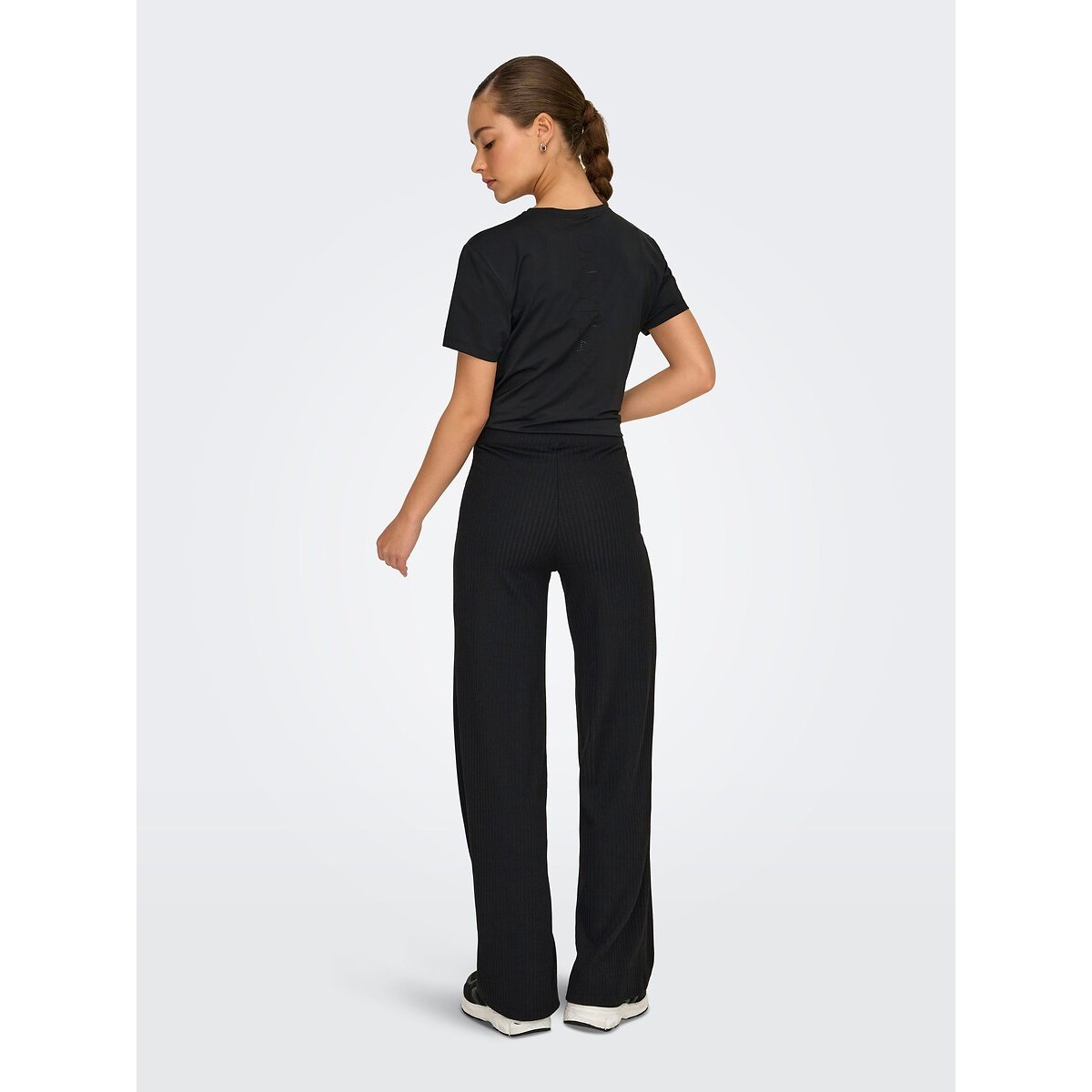 Pantalon côtelé Seren noir, ONLY PLAY
