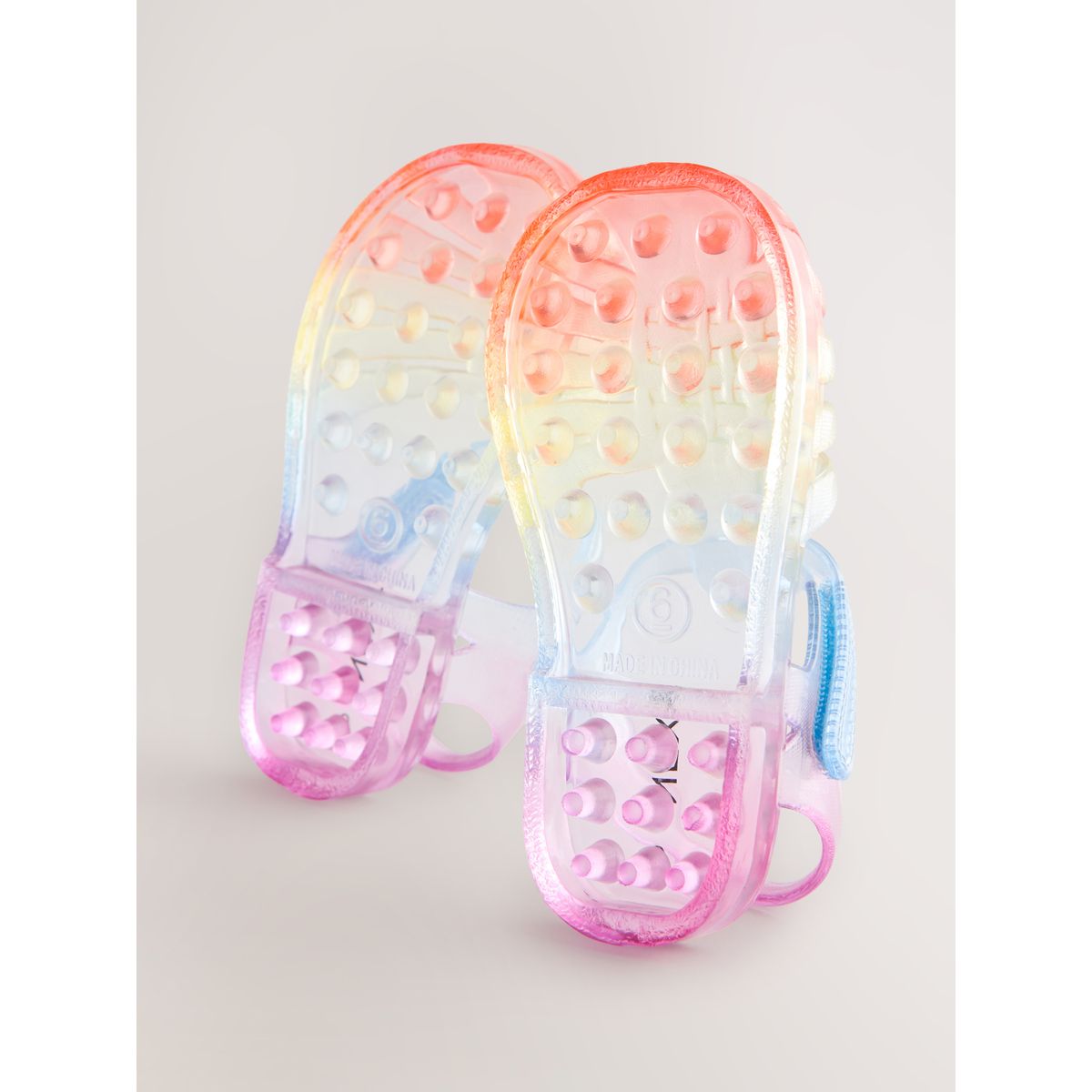 Sandales en plastique multi arc-en-ciel, NEXT