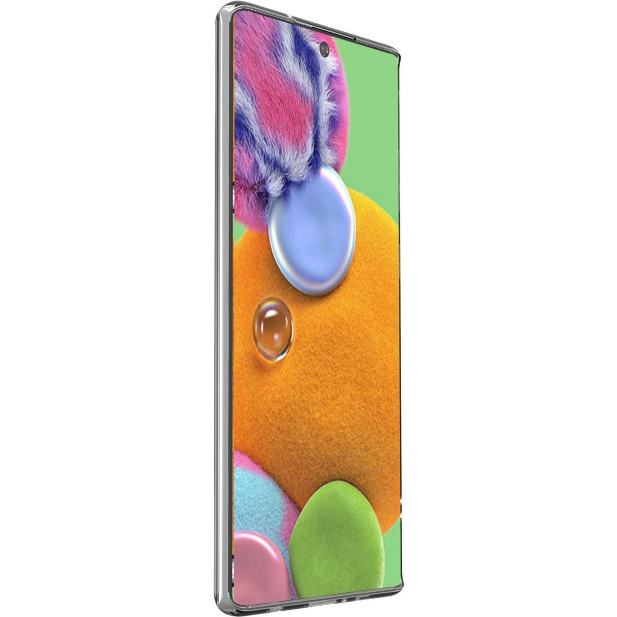 Coque Samsung A71 Souple Transparent couleur unique, ESSENTIEL B