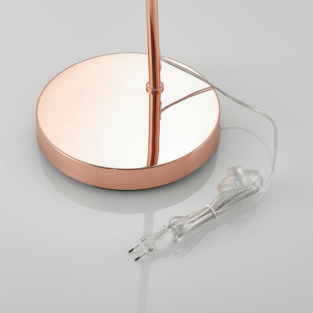 Lampadaire en métal moderne, Lennart cuivre, LINDBY