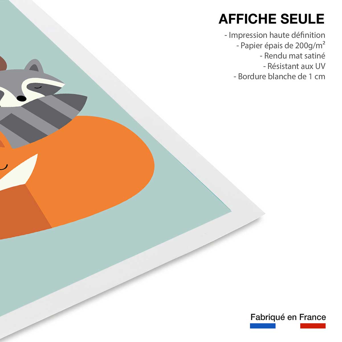 Affiche chill forest affiche seule, HEXOA
