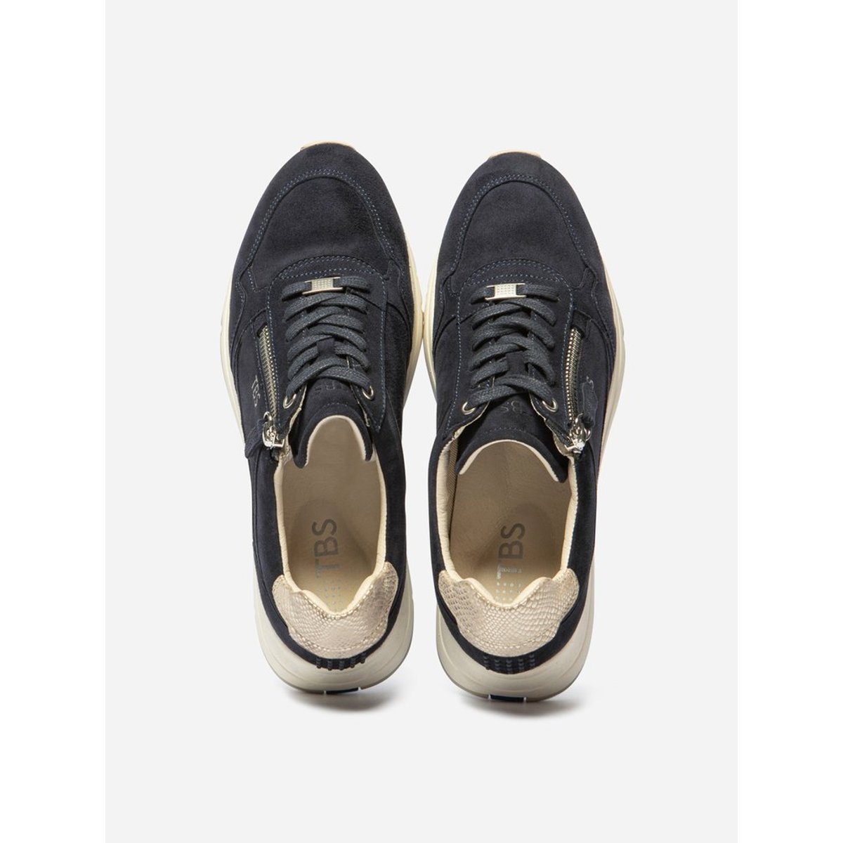 Baskets zippées BLONZIP marine, TBS