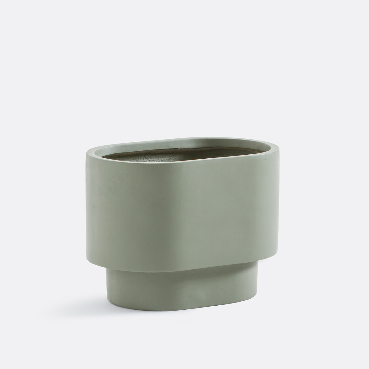 Fervia Clay Fibre Plant Pot Holder Height 31cm green, LA REDOUTE INTERIEURS
