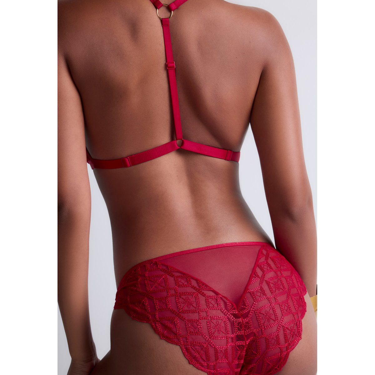 Culotte Italienne Sense Of Illusion rouge, AUBADE