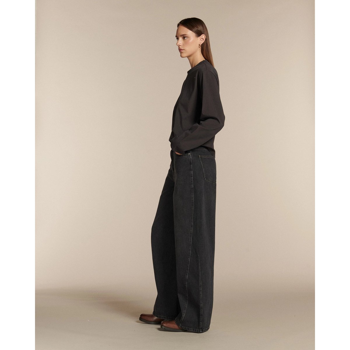 JEANS BALLON TAILLE MOYENNE DENIM AUTHENTIQUE maxi kohl (bl 55), LABDIP