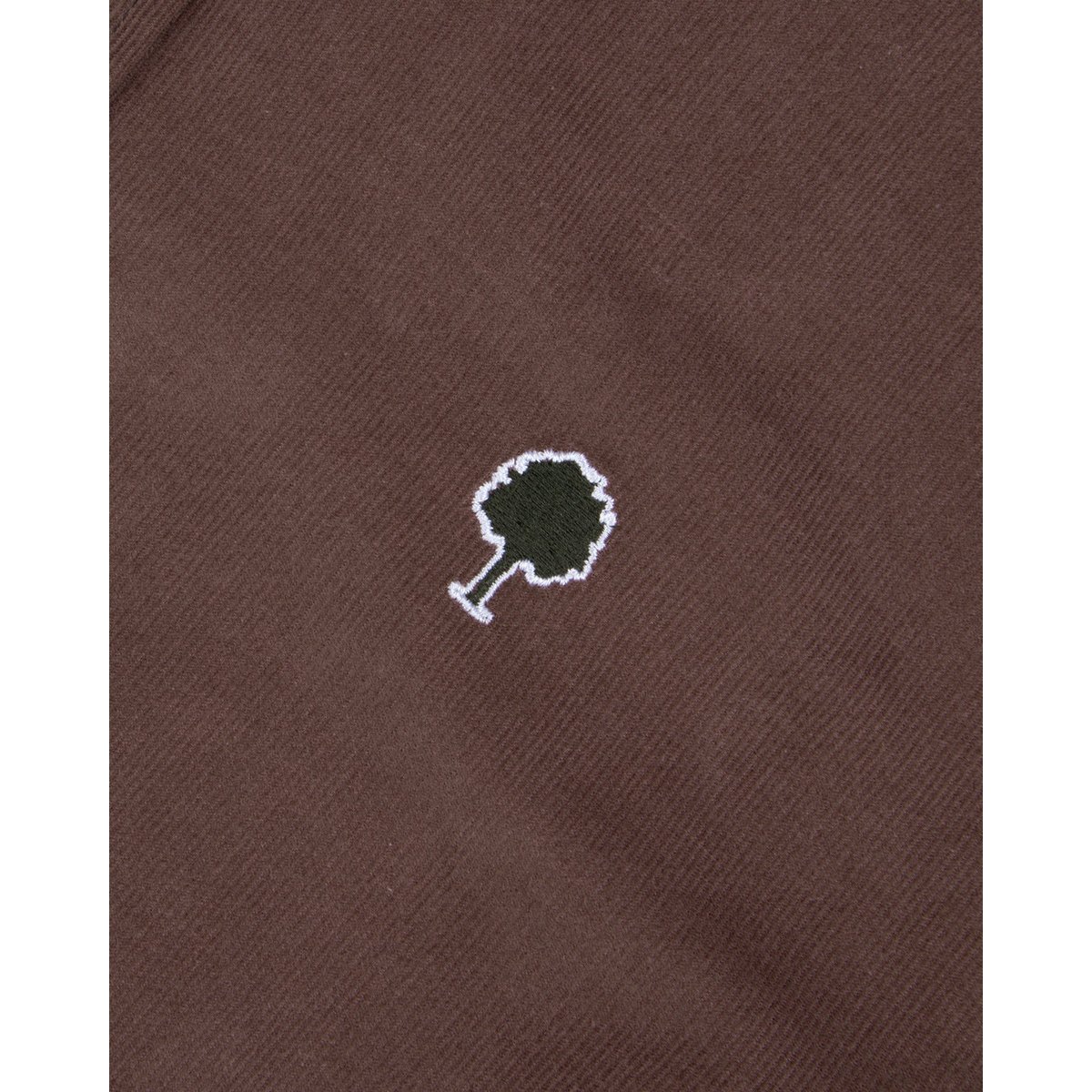 Chemise en velours côtelé violet grisé, FAGUO