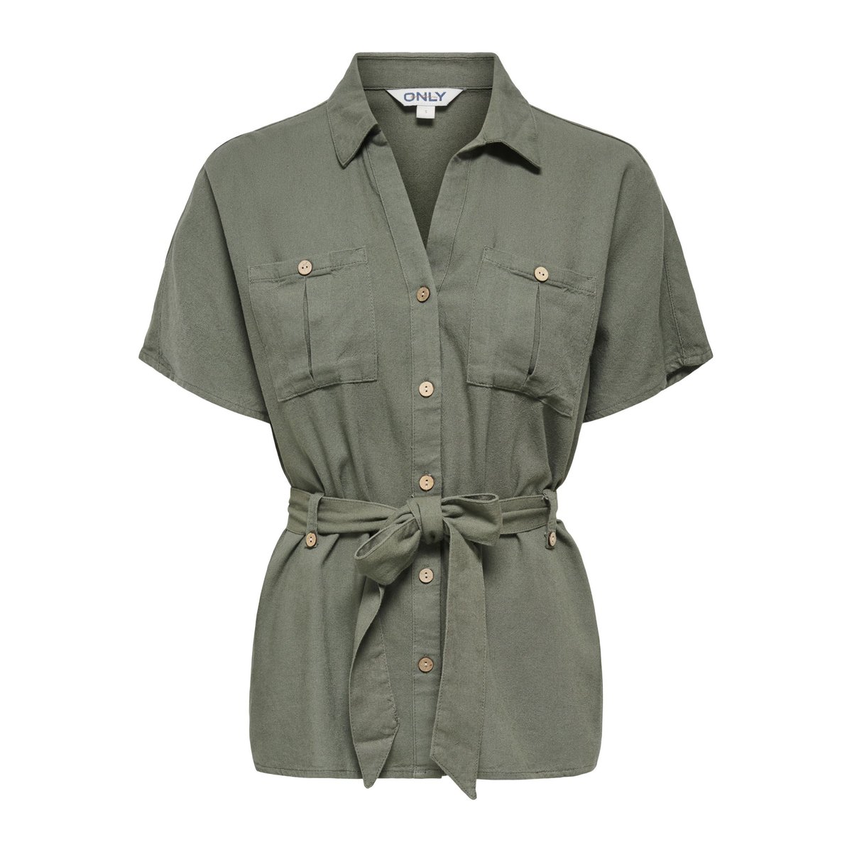 Chemise grise - smokey olive, ONLY